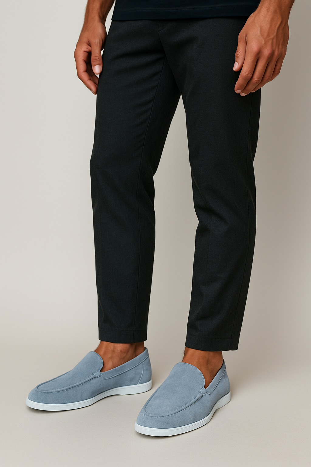 William™ | Tidlösa loafers i mocka med lyxig känsla och maximal komfort