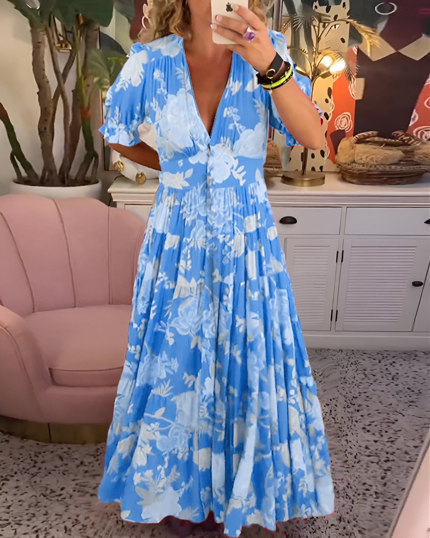 Viveca™ | Sommarens Dröm i Blommig Lätthet