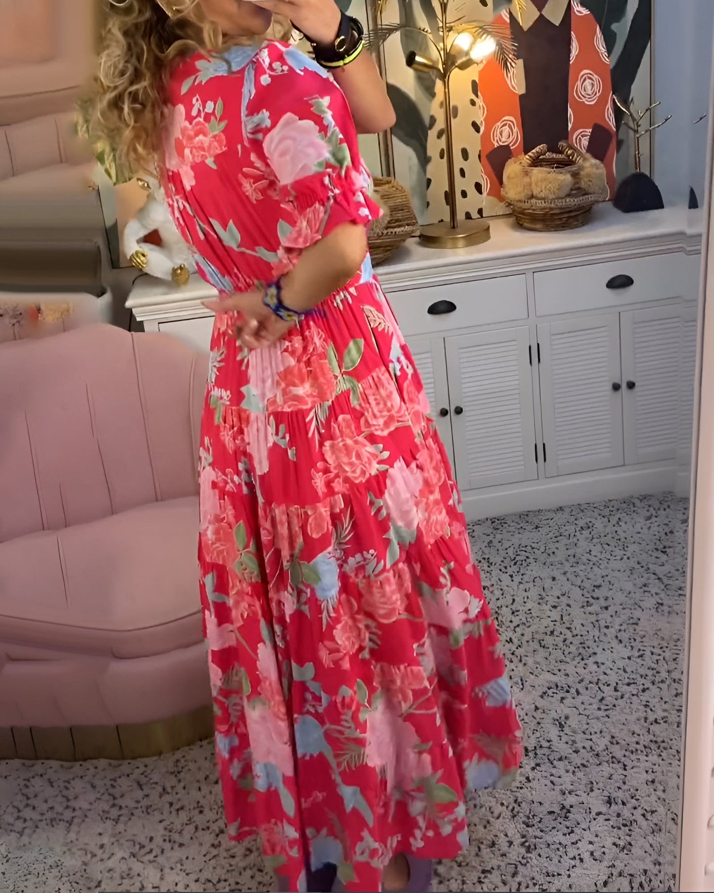 Viveca™ | Sommarens Dröm i Blommig Lätthet