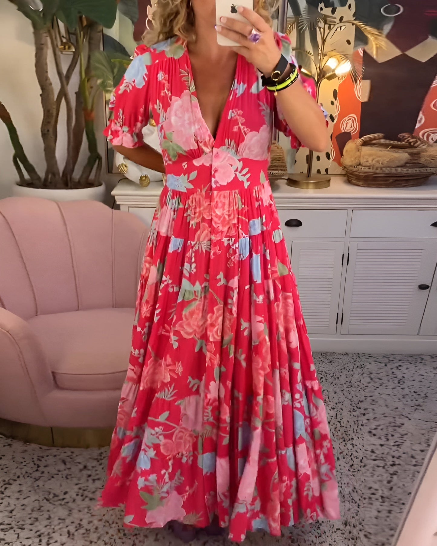 Viveca™ | Sommarens Dröm i Blommig Lätthet