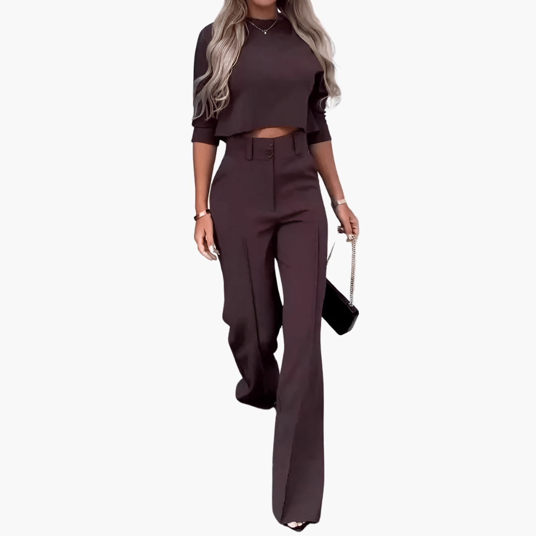 Fenja™ | Luftigt Crop Top-set för en Självsäker Sommarstil