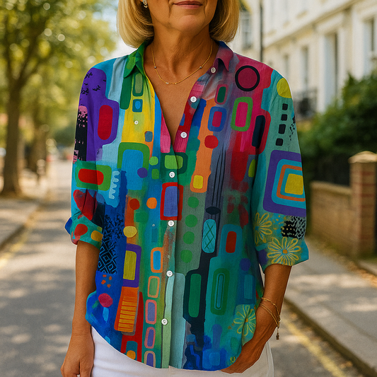 Selma™ | Mjuk Blus för Tidlös Elegans och Komfort