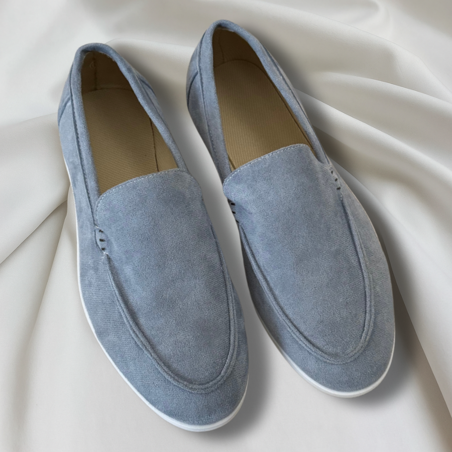 William™ | Tidlösa loafers i mocka med lyxig känsla och maximal komfort