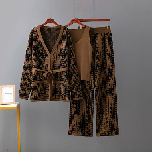 Esther™ | Lyxigt Loungewear-set i Tre Delar