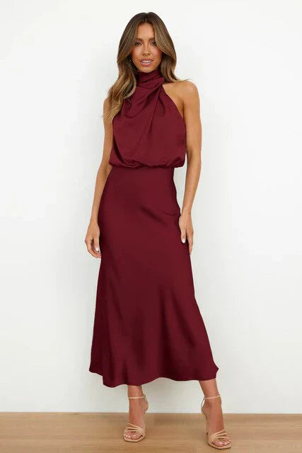Isa | Off-Shoulder Midiklänning