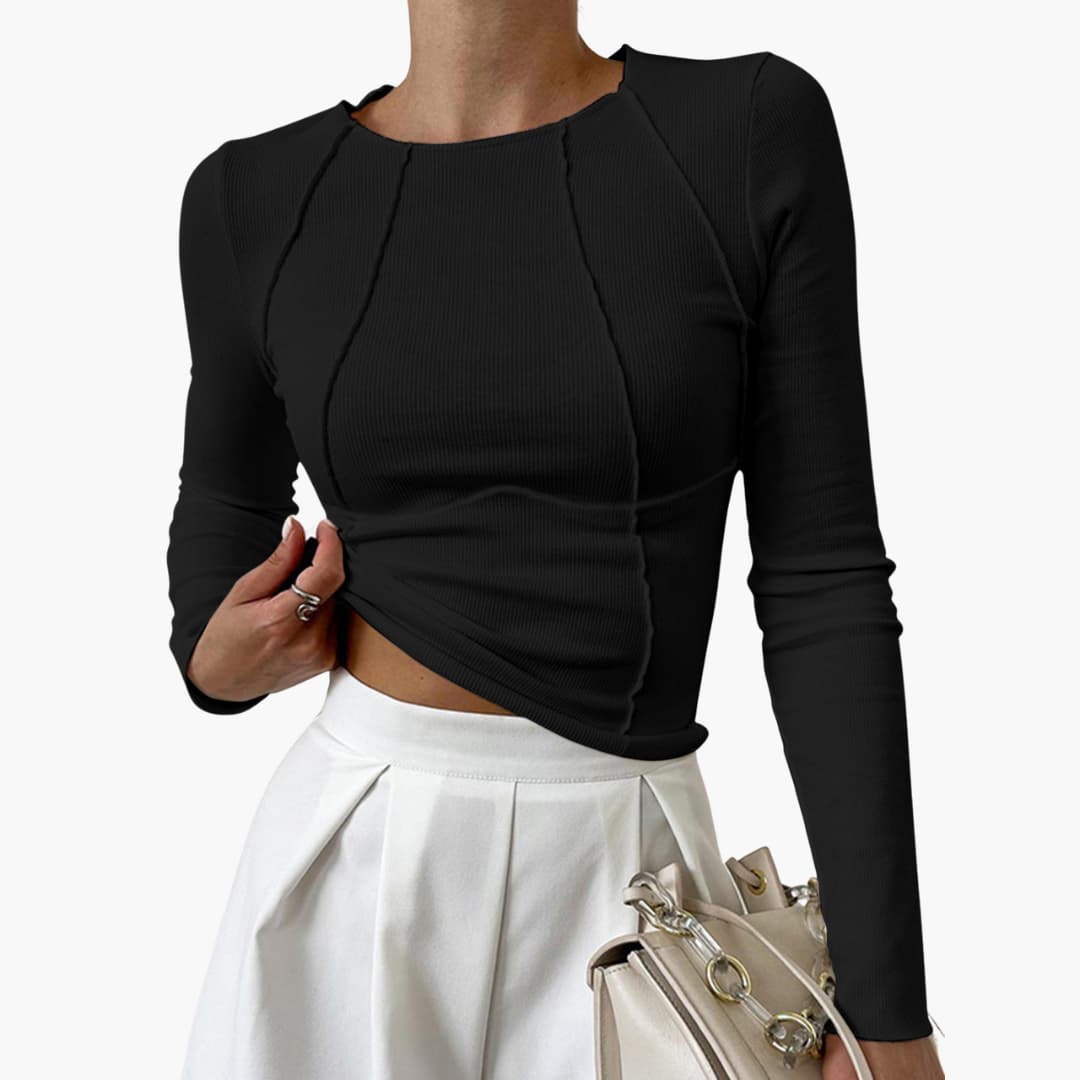 Kajsa™ | Sculpted Seam Top – Enkel elegans, varje dag