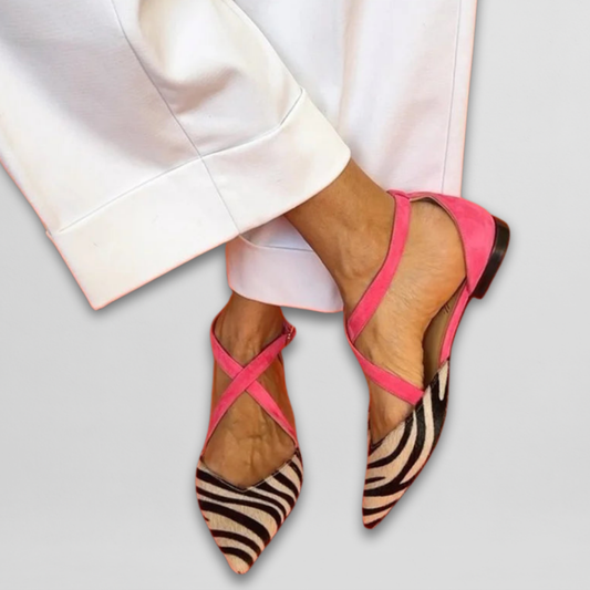 Diana™ | Eleganta flats med sofistikerat ankelband