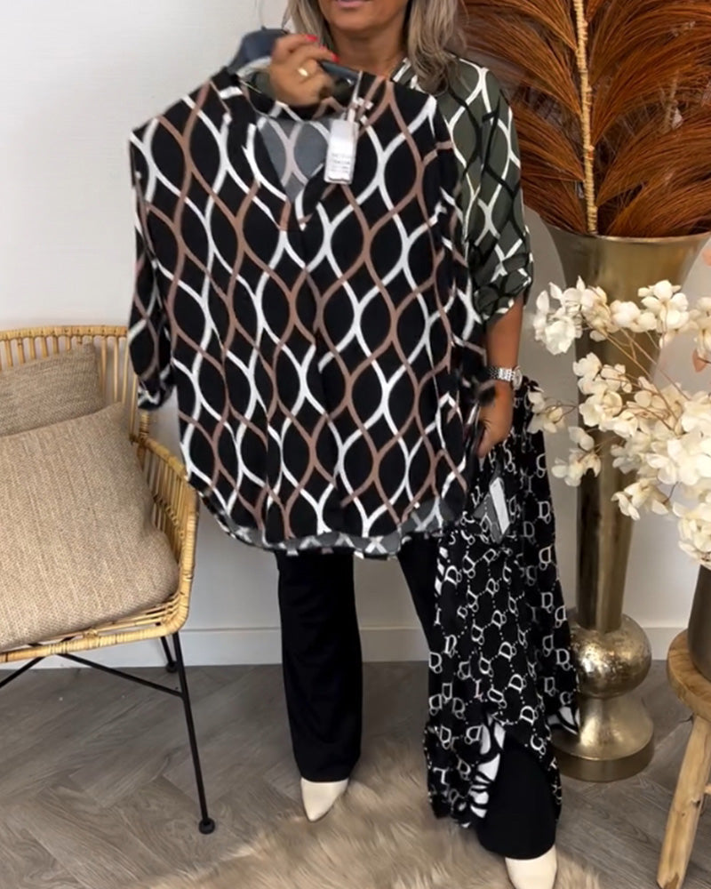 Nathalie™ | Luftig Blus med Stil