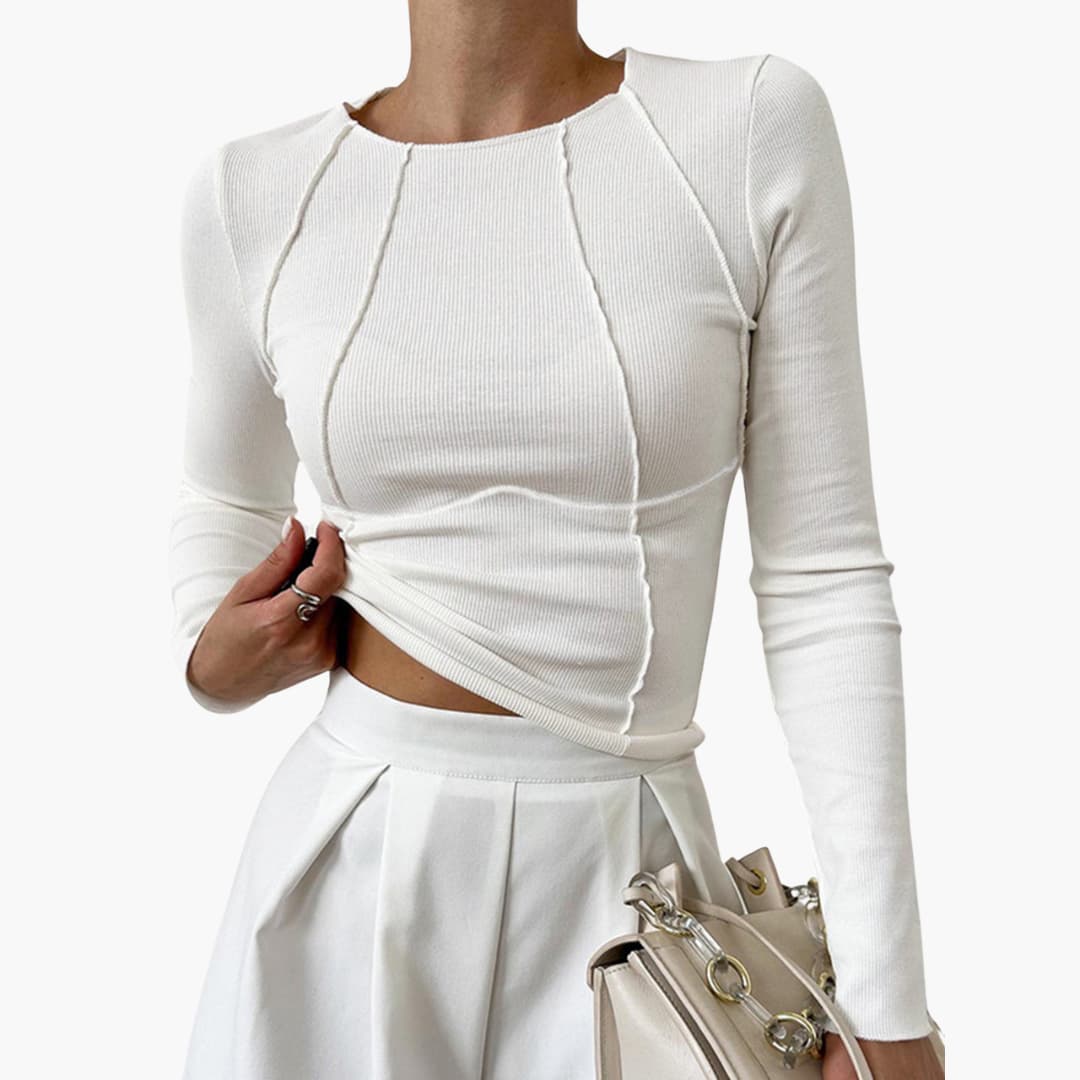 Kajsa™ | Sculpted Seam Top – Enkel elegans, varje dag