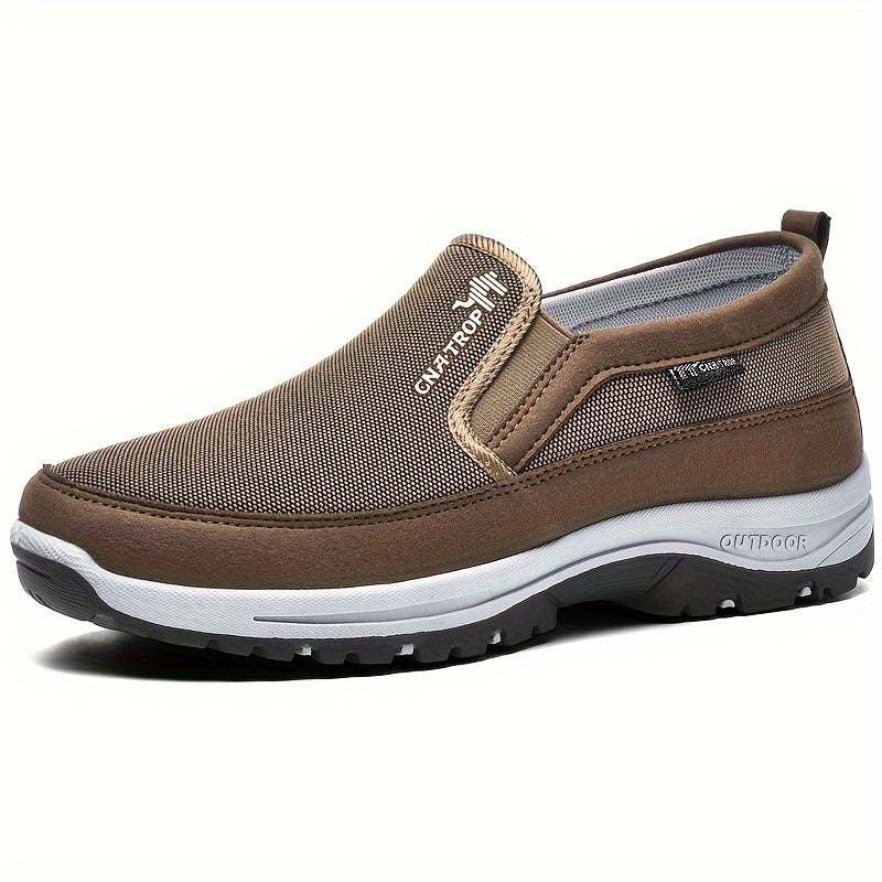 Herr Stickade Andas Loafers – Halkfria Utomhussneakers