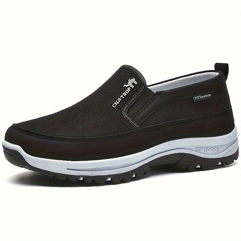 Herr Stickade Andas Loafers – Halkfria Utomhussneakers