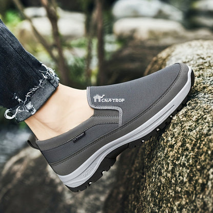 Herr Stickade Andas Loafers – Halkfria Utomhussneakers