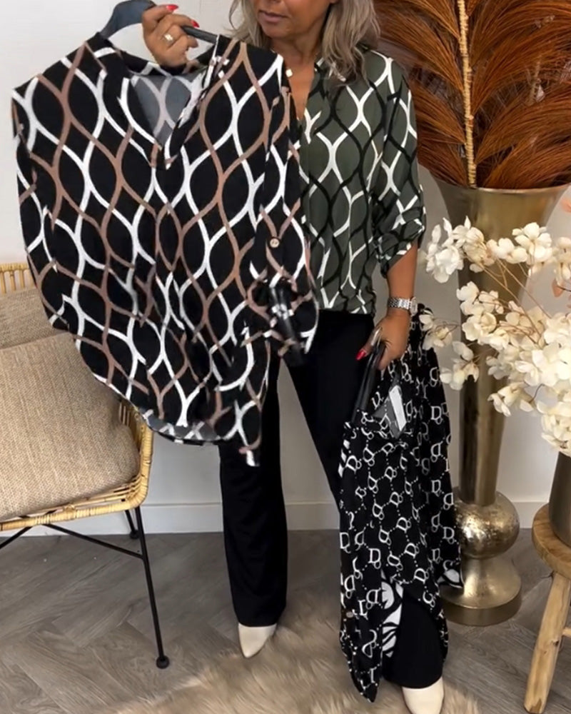 Nathalie™ | Luftig Blus med Stil