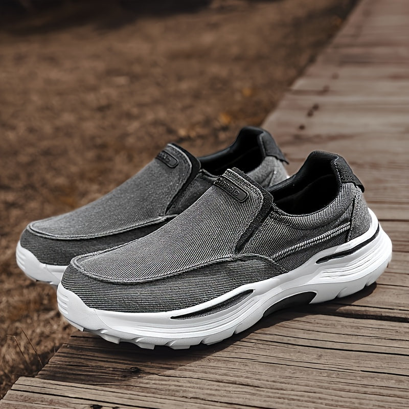 Herr Canvas Loafers – Andas Mesh och EVA-sula