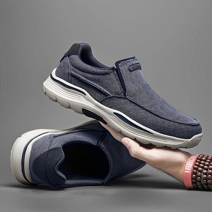 Herr Canvas Loafers – Andas Mesh och EVA-sula