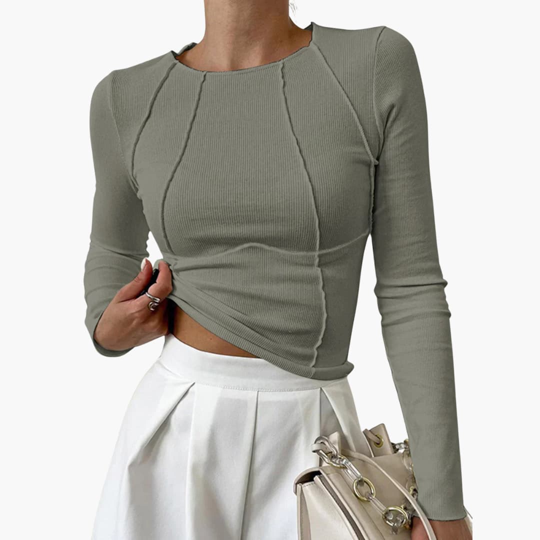 Kajsa™ | Sculpted Seam Top – Enkel elegans, varje dag