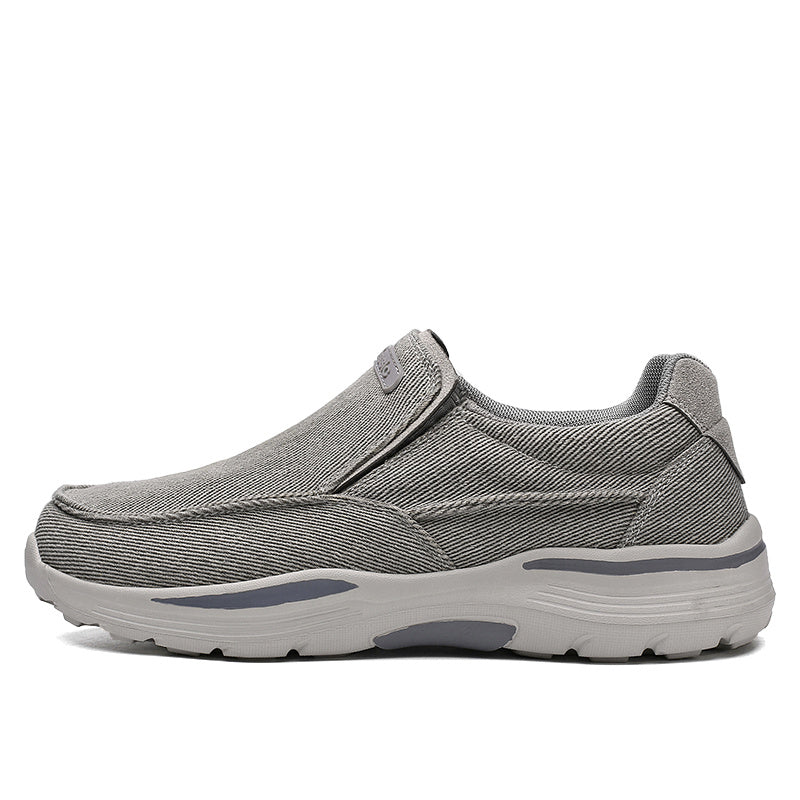 Herr Canvas Loafers – Andas Mesh och EVA-sula