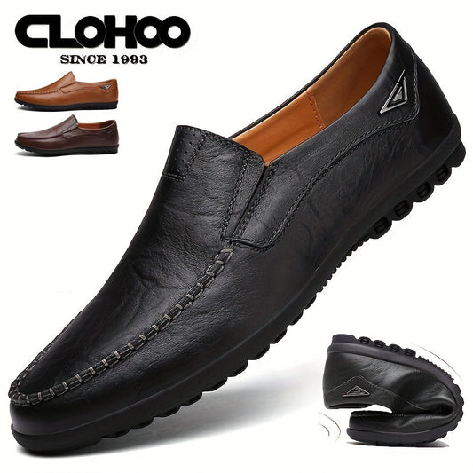 CLOHOO Herr Handgjorda Halkfria Loafers – Flera Färger