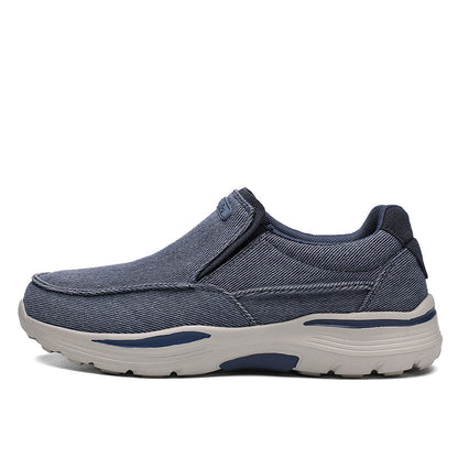 Herr Canvas Loafers – Andas Mesh och EVA-sula