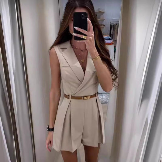 Cornelia™ | Skräddarsydd Jumpsuit för Självsäkra Sommardagar