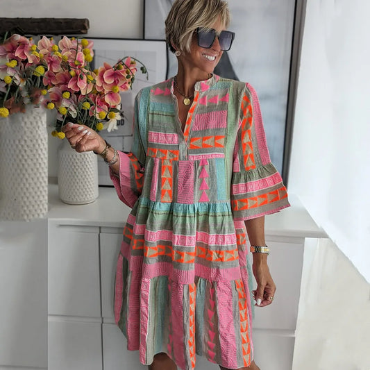 Lilli™ | Flödande boho-klänning för varje dag