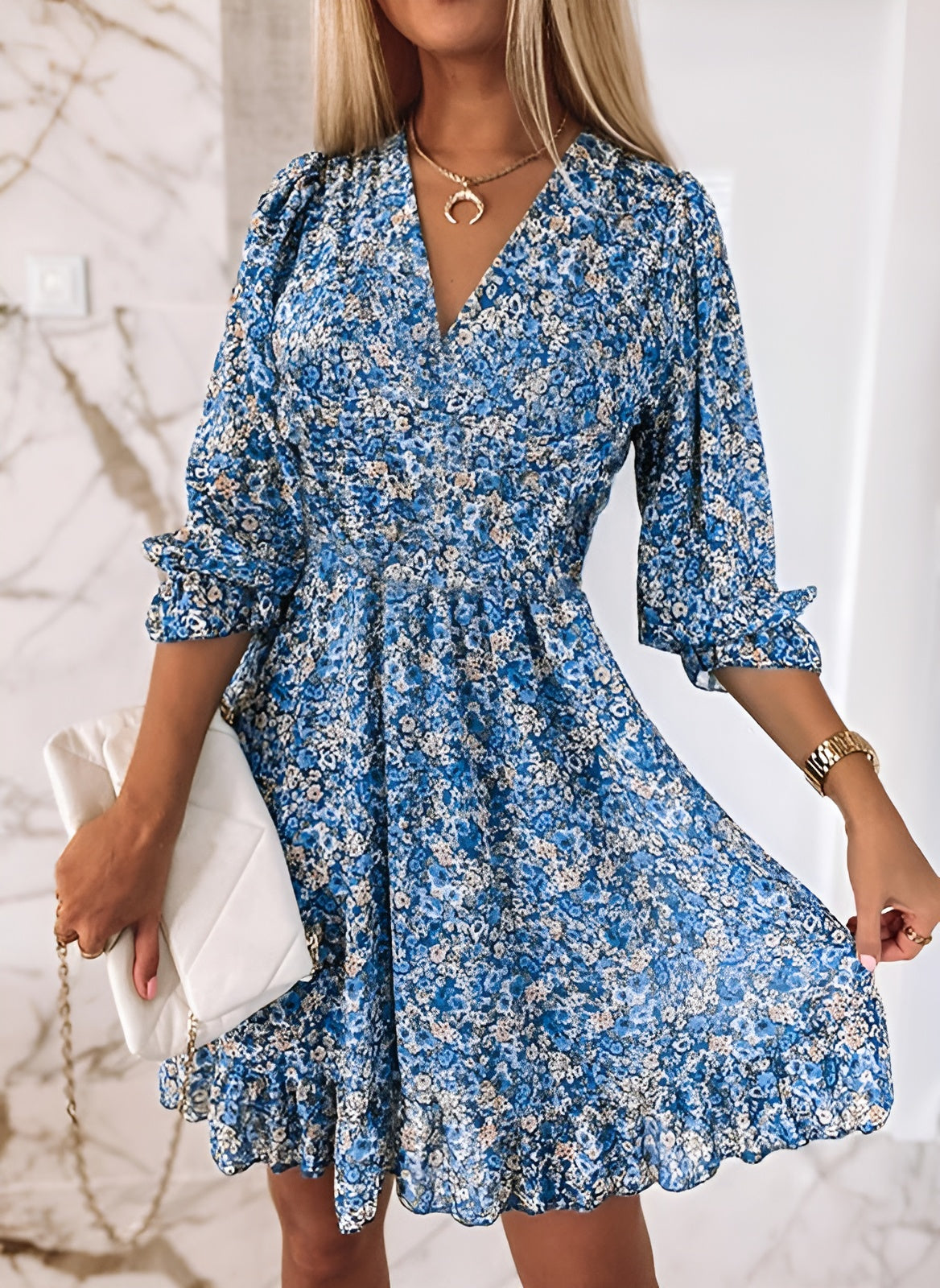 Elvira™ | Sommarklänning i blomstrande komfort
