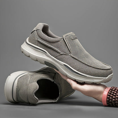 Herr Canvas Loafers – Andas Mesh och EVA-sula