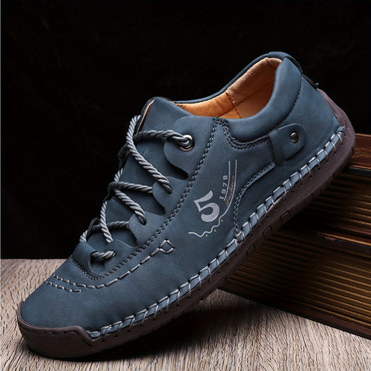 Herr Handgjorda Sydda Flats – Utomhus Vandringsskor