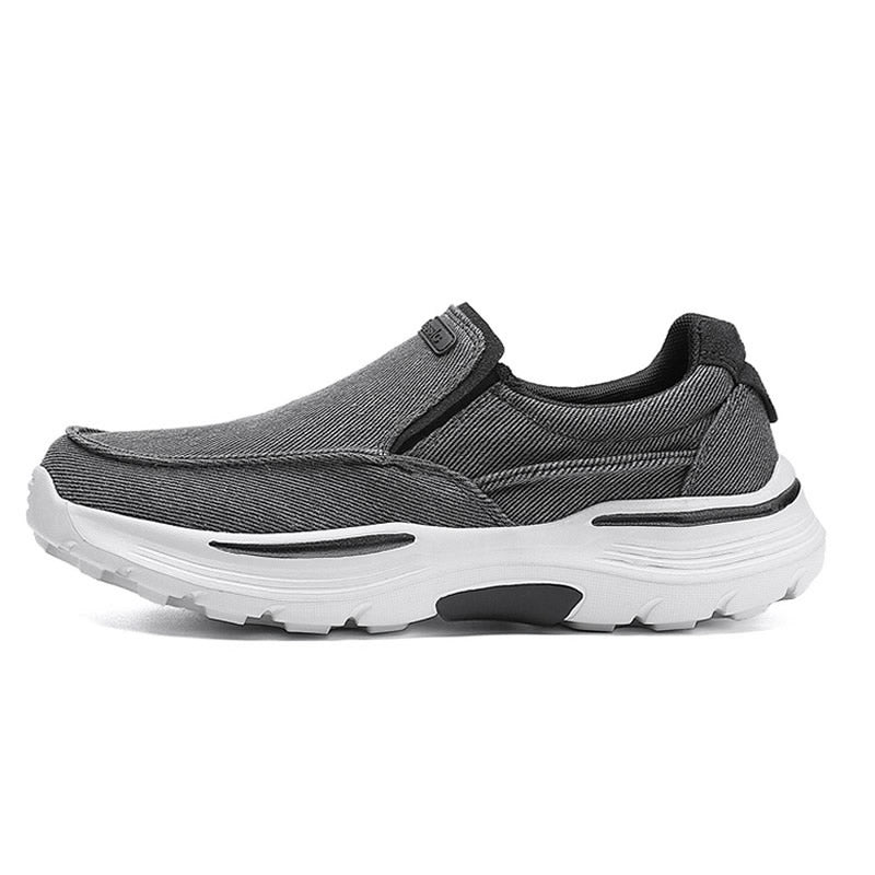 Herr Canvas Loafers – Andas Mesh och EVA-sula