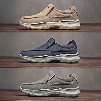 Herr Canvas Loafers – Andas Mesh och EVA-sula