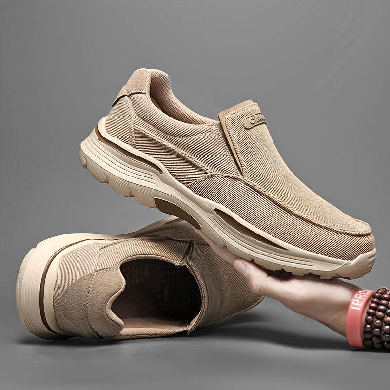 Herr Canvas Loafers – Andas Mesh och EVA-sula