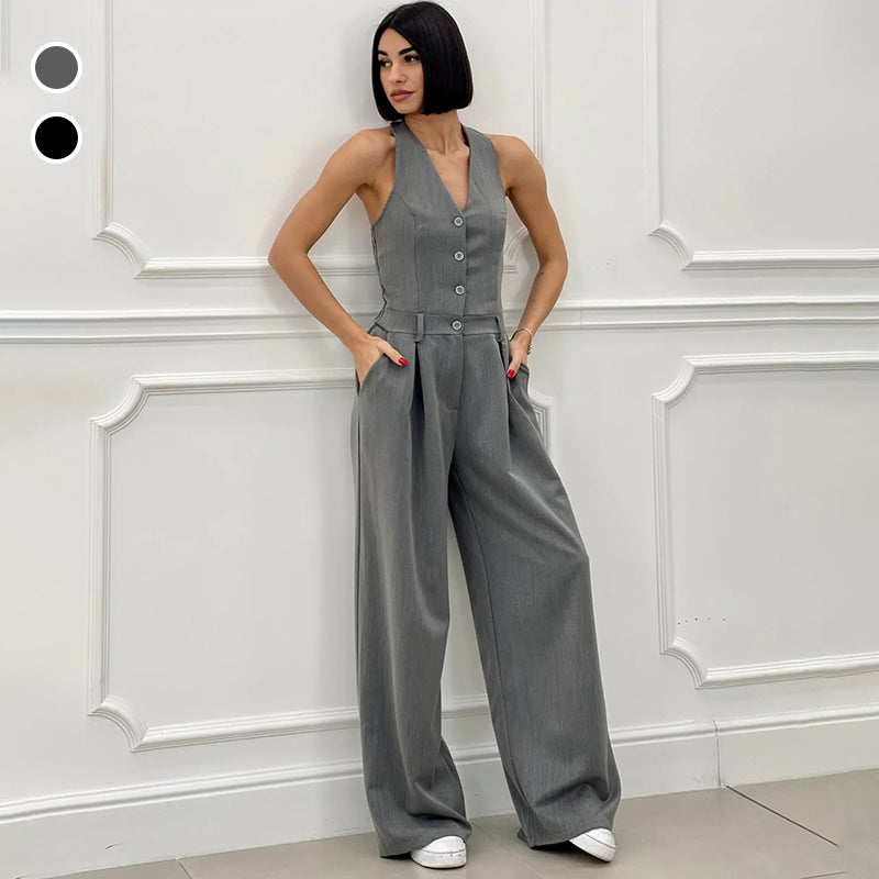 Emelie | Ärmlös jumpsuit