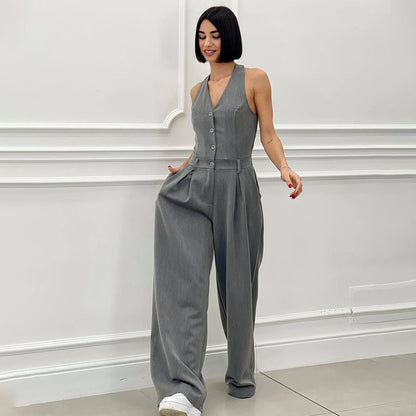 Emelie | Ärmlös jumpsuit