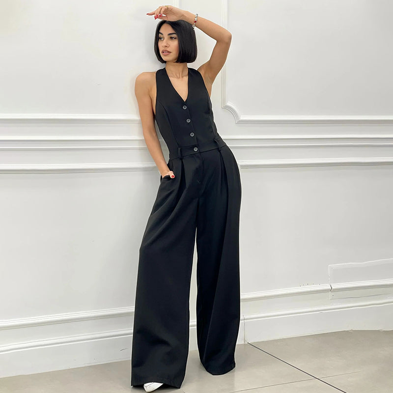 Emelie | Ärmlös jumpsuit