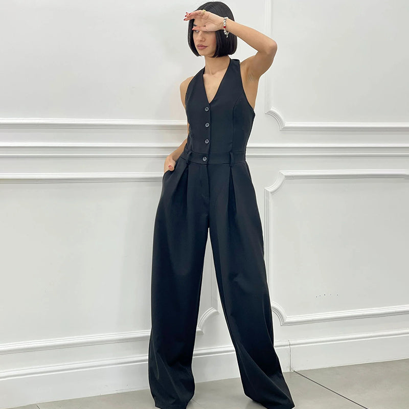 Emelie | Ärmlös jumpsuit