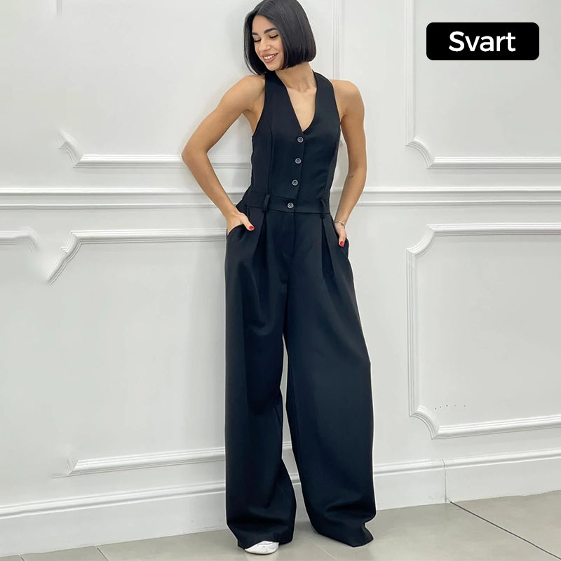 Emelie | Ärmlös jumpsuit